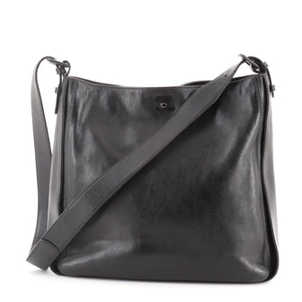 Chanel Vintage CC Lock Shoulder Bag Leather Medium