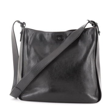 Chanel Vintage CC Lock Shoulder Bag Leather Medium