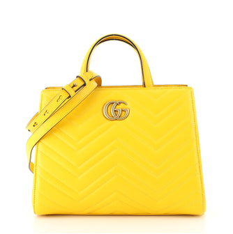 Gucci GG Marmont Tote Matelasse Leather Small