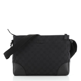 Gucci Zip Top Messenger GG Canvas Medium