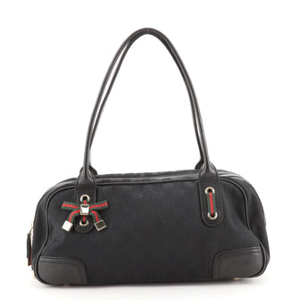 Gucci Princy Boston Bag GG Canvas Small