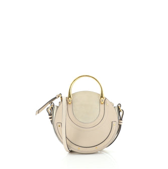 Chloe Pixie Crossbody Bag Leather and Suede Small