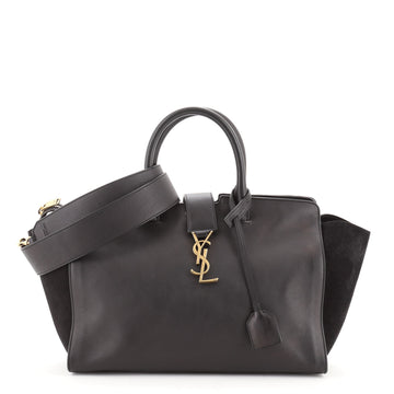 Saint Laurent Monogram Cabas Downtown Leather Small