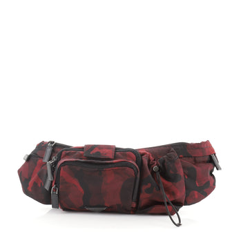 Prada Camo Waist Bag Tessuto