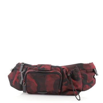 Prada Camo Waist Bag Tessuto