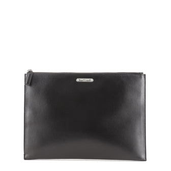 Saint Laurent Zip Pouch Leather Medium