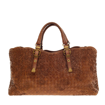 Bottega Veneta Embroidered Trim Tote