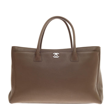 Chanel Cerf Executive Tote Leather