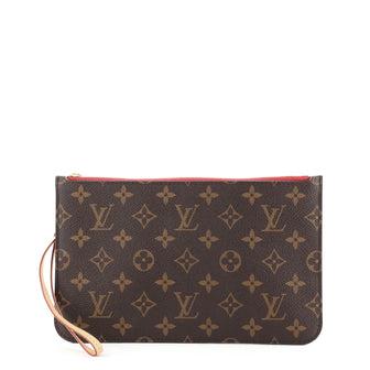 Louis Vuitton Neverfull Pochette Monogram Canvas Large