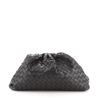 Bottega Veneta The Pouch Intrecciato Leather Large