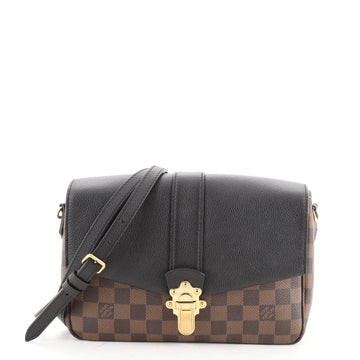 Louis Vuitton Clapton Handbag Damier and Leather PM