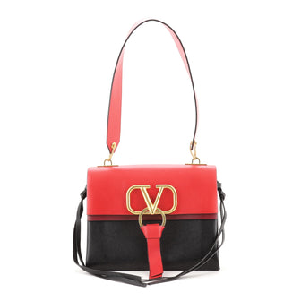 Valentino VRing Shoulder Bag Leather Small
