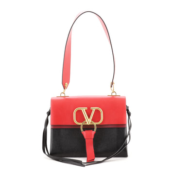 Valentino VRing Shoulder Bag Leather Small