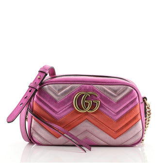 Gucci GG Marmont Shoulder Bag Matelasse Leather Small