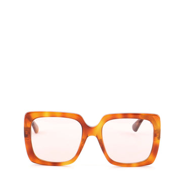 Gucci Square Sunglasses Tortoise Acetate
