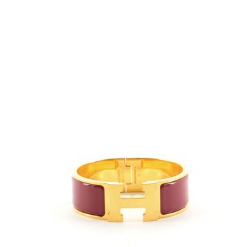Hermes Clic H Bracelet Enamel Wide