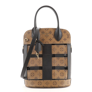 Louis Vuitton Tressage Tote Reverse Monogram Canvas MM