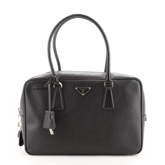 Prada Bauletto Bag Saffiano Leather Medium