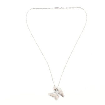 Hermes Pegasus Pendant Metal Necklace