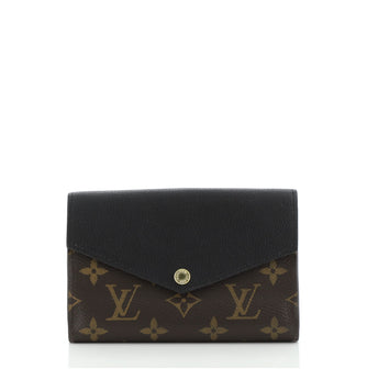 Louis Vuitton Pallas Compact Wallet Monogram Canvas and Calfskin
