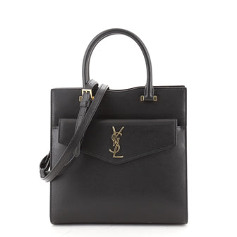 Saint Laurent Uptown Tote Leather Small