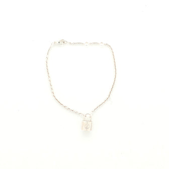 Louis Vuitton Lockit Chain Bracelet Sterling Silver