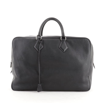 Hermes Plume Travel Bag Buffalo Skipper 45