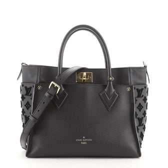 Louis Vuitton On My Side Tote Monogram Tuffetage Leather
