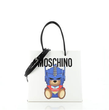 Moschino Transformer Bear Tote Printed PVC