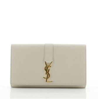 Saint Laurent Monogram Continental Wallet Leather