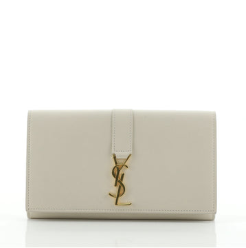 Saint Laurent Monogram Continental Wallet Leather