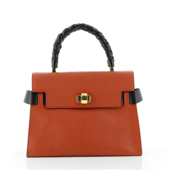 Miu Miu Madras Click Handbag Leather Medium