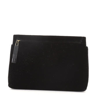 Loewe T Pouch Anagram Embossed Velvet