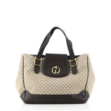 Gucci 1973 Tote Diamante Canvas and Leather Medium