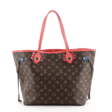Louis Vuitton Neverfull NM Tote Limited Edition Totem Monogram Canvas MM