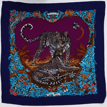 Hermes Jungle Love Shawl Printed Cashmere and Silk 140