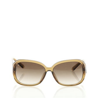 Obsession Rectangular Sunglasses Glitter Acetate GM