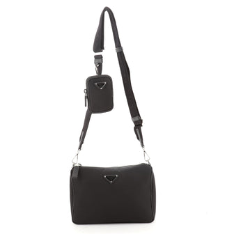 Prada Re-Edition Zip Messenger Bag Tessuto Small