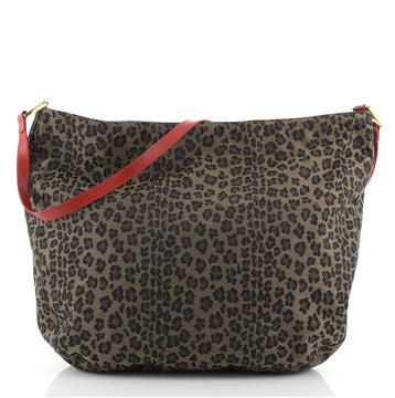 Fendi Vintage Shoulder Bag Print Canvas Large