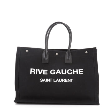 Saint Laurent Rive Gauche Shopper Tote Canvas Large