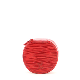 Louis Vuitton Ecrin Bijoux Jewelry Case Epi Leather PM