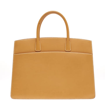 Hermes White Bus Leather 40