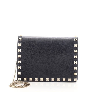 Valentino Rockstud Pouch Crossbody Bag Leather Mini