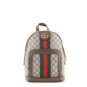 Gucci Ophidia Backpack GG Coated Canvas Small