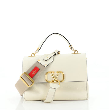 Valentino VRing Top Handle Bag Leather Small
