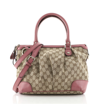 Gucci Sukey Top Handle Satchel GG Canvas Medium