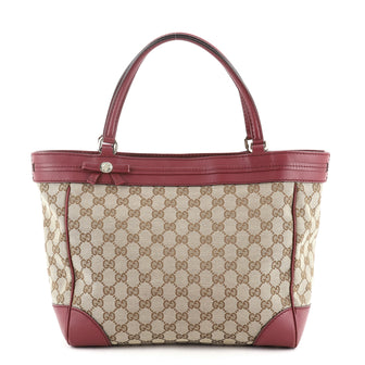Gucci Mayfair Tote GG Canvas Wide