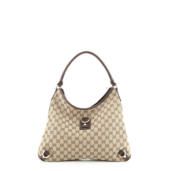 Gucci D-Ring Hobo GG Canvas Large