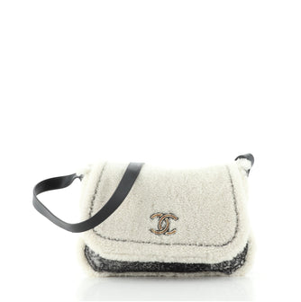 Chanel Paris-Salzburg Austrian Messenger Shearling with Suede Medium