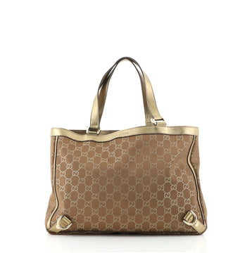 Gucci Abbey Tote GG Satin Medium